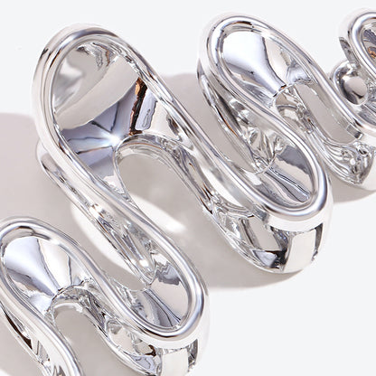S Shape Hair Claws For Women In , Silver Hairpin Accessory