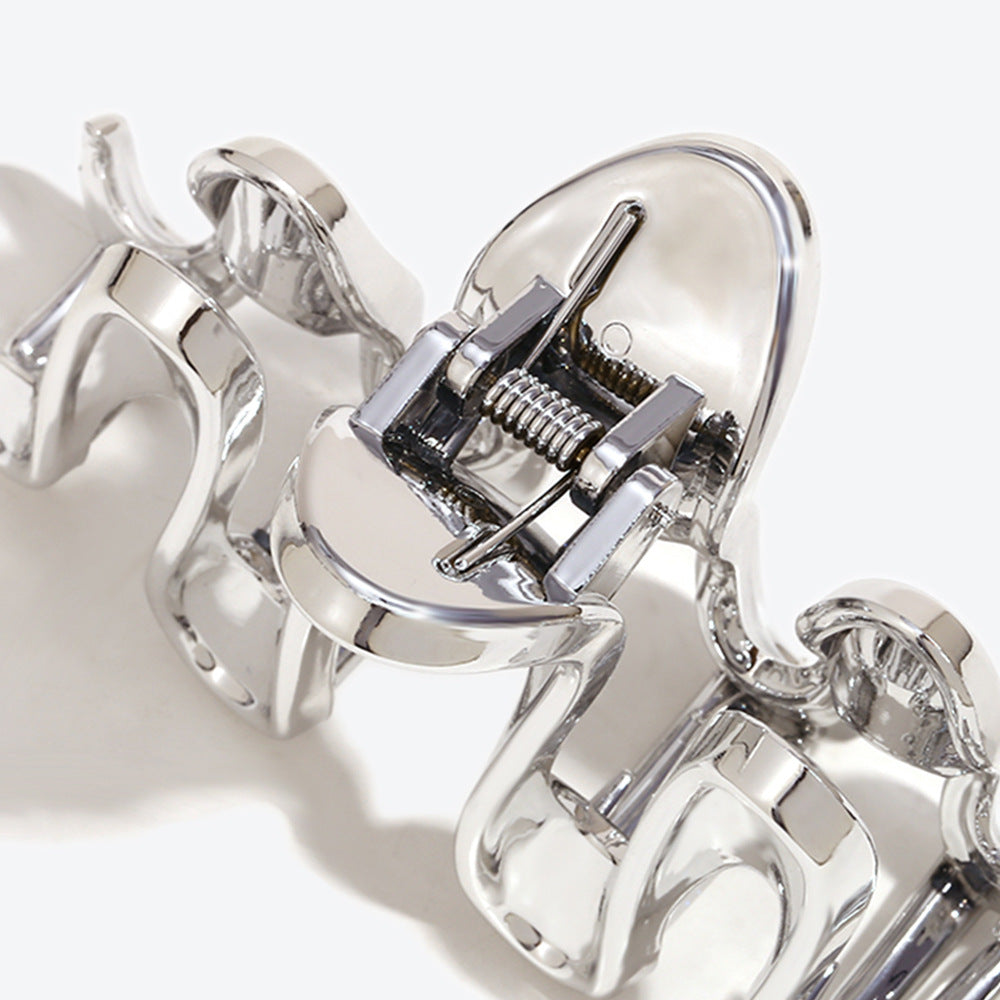 S Shape Hair Claws For Women In , Silver Hairpin Accessory
