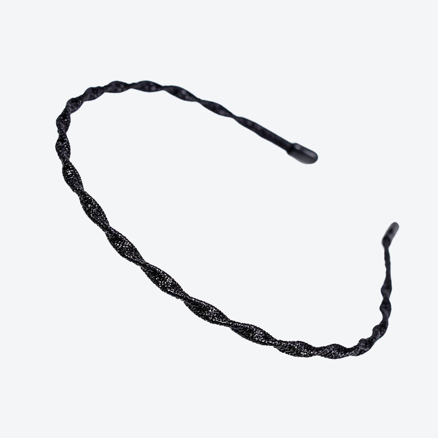 Waves Simple Style Hair Band For Women In Gold Fabric Material