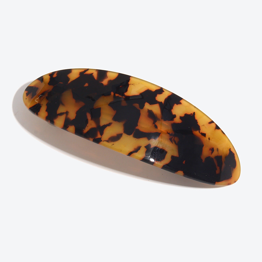Geometric Commute Hairpin For Women In Caramel, Made With Acetic Acid Sheets, Perfect For Winter