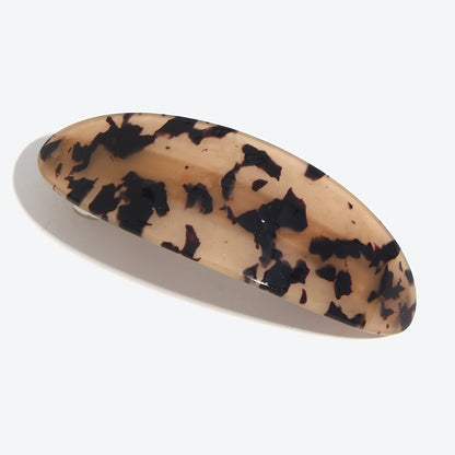 Geometric Commute Hairpin For Women In Caramel, Made With Acetic Acid Sheets, Perfect For Winter