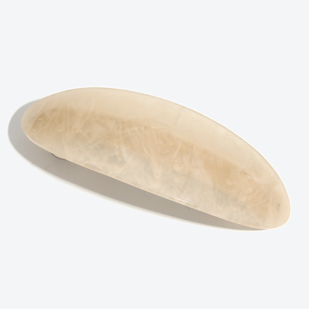 Geometric Commute Hairpin For Women In Caramel, Made With Acetic Acid Sheets, Perfect For Winter