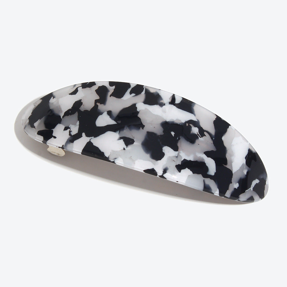 Geometric Commute Hairpin For Women In Caramel, Made With Acetic Acid Sheets, Perfect For Winter