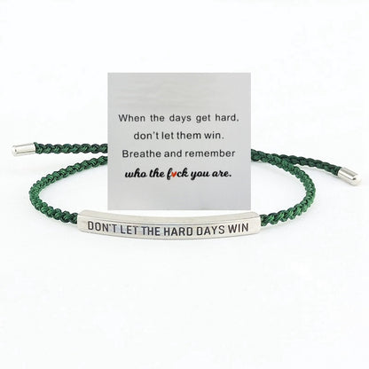 Unisex Letter Pattern Braid Wristband Bracelet In Silver Titanium Steel For Business