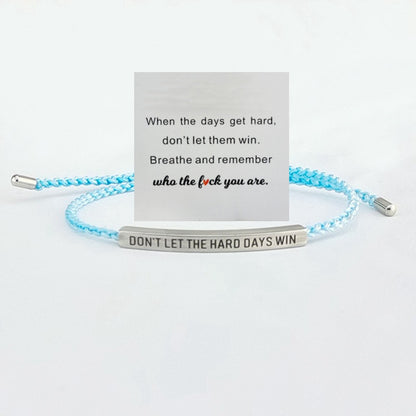 Unisex Letter Pattern Braid Wristband Bracelet In Silver Titanium Steel For Business