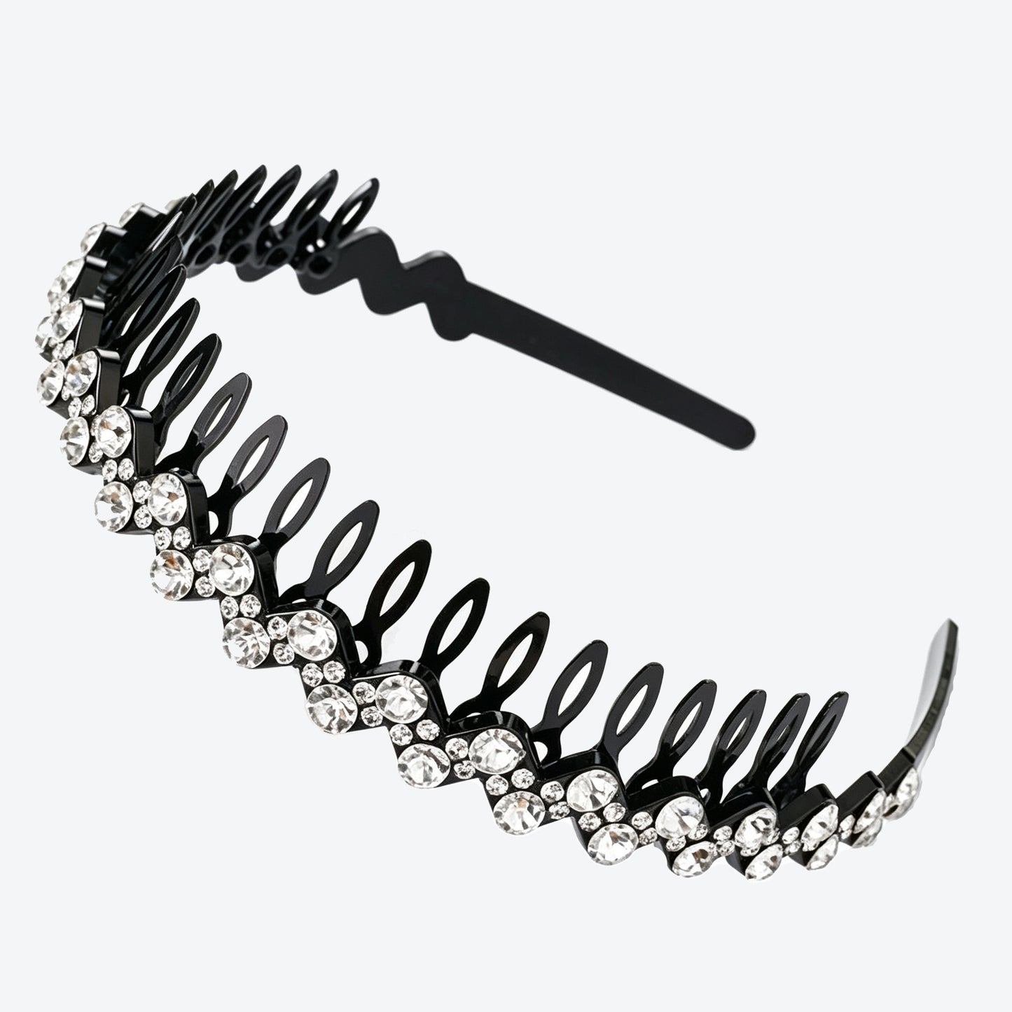 Geometric Jewelry Headband For Women In Commute Style With Rhinestones Accent