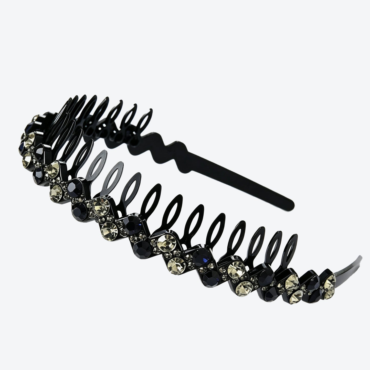 Geometric Jewelry Headband For Women In Commute Style With Rhinestones Accent