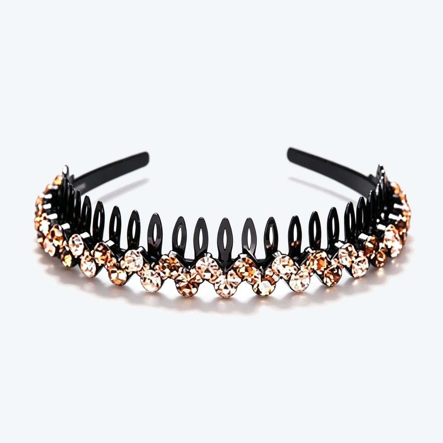 Geometric Jewelry Headband For Women In Commute Style With Rhinestones Accent