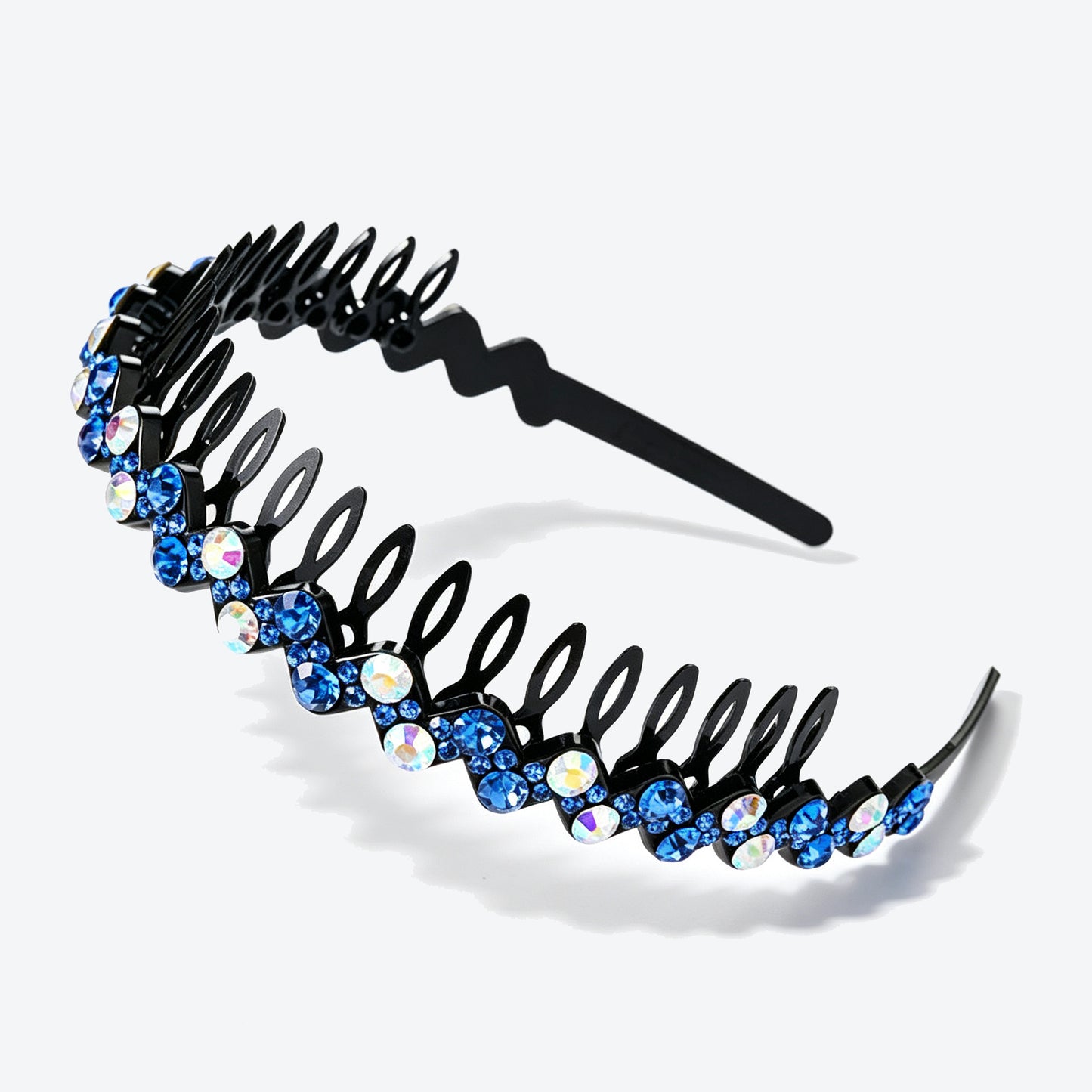 Geometric Jewelry Headband For Women In Commute Style With Rhinestones Accent