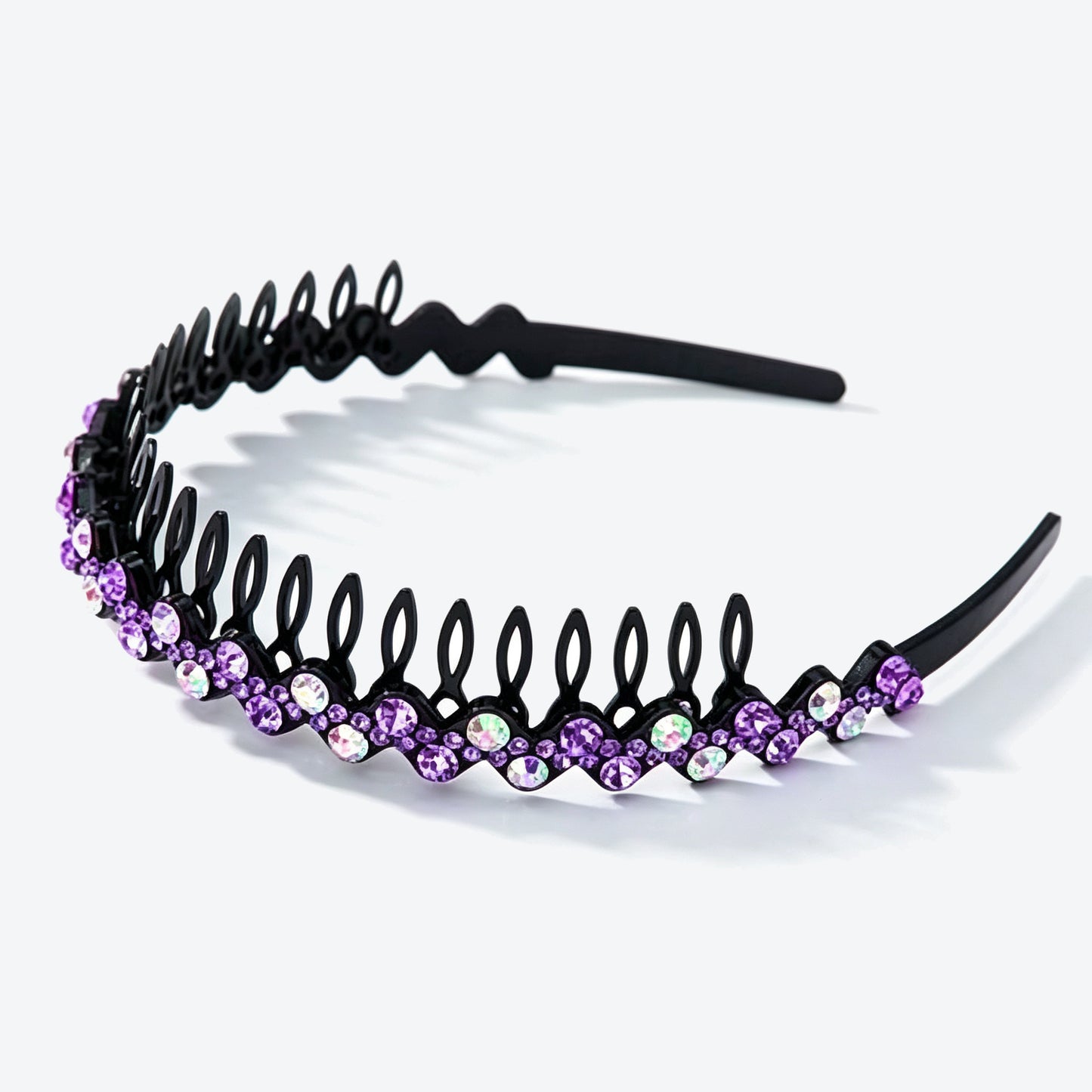 Geometric Jewelry Headband For Women In Commute Style With Rhinestones Accent