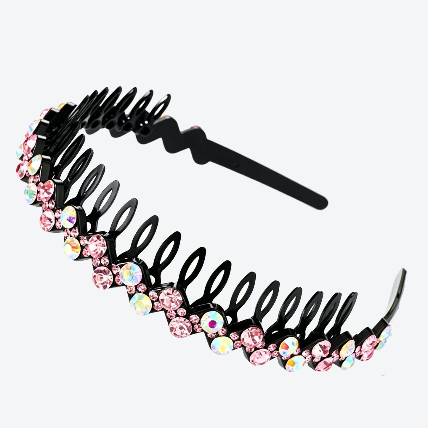 Geometric Jewelry Headband For Women In Commute Style With Rhinestones Accent