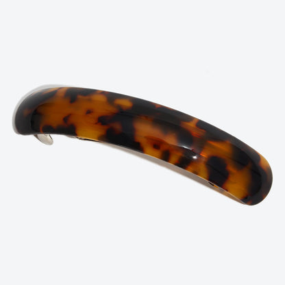French Style Leopard Print Hairpin For Women In Dyed Black, Mixed Materials, Perfect For Winter