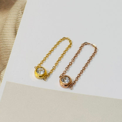 Ufo Waterproof Non Tarnish Rings For Women In Simple Style, Titanium Steel With 18K Real Gold Electroplated Plating