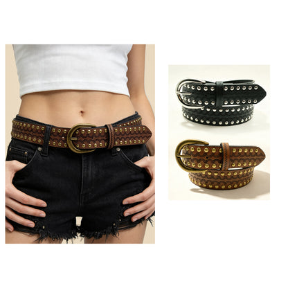 Sector Belt In PU Leather With Embossing, Featuring Alloy Pin Buckle For Stylish Look