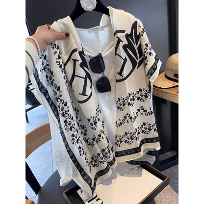 Women's Polyester Scarf Perfect For Summer, Lightweight And Stylish Accessory