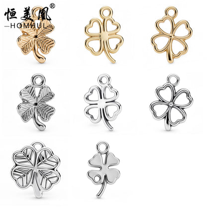 Lucky Heart Alloy Pendant Featuring Electroplated Craftsmanship In Retro Style Jewelry Accessories