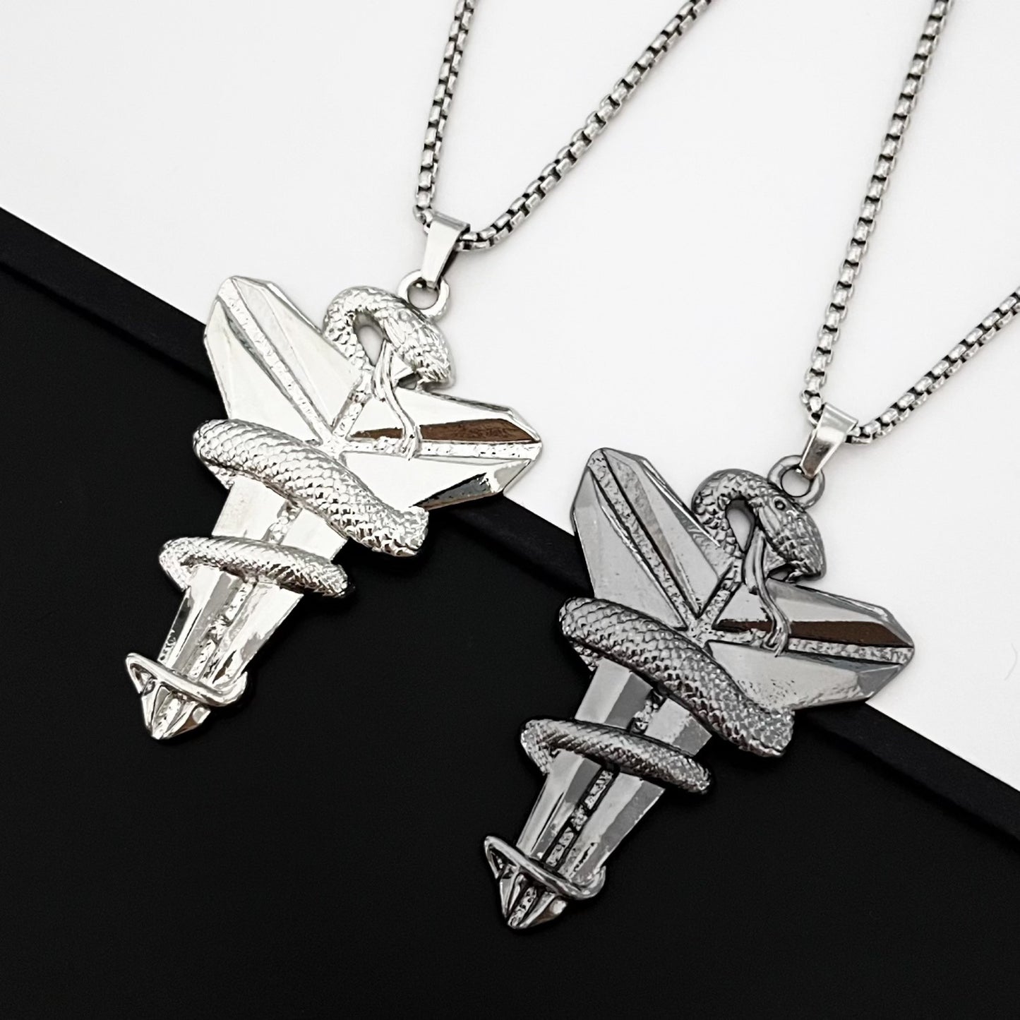 Hip-Hop Style Cross Pendant For Men, Zinc Alloy Material With Asymmetrical Craftsmanship