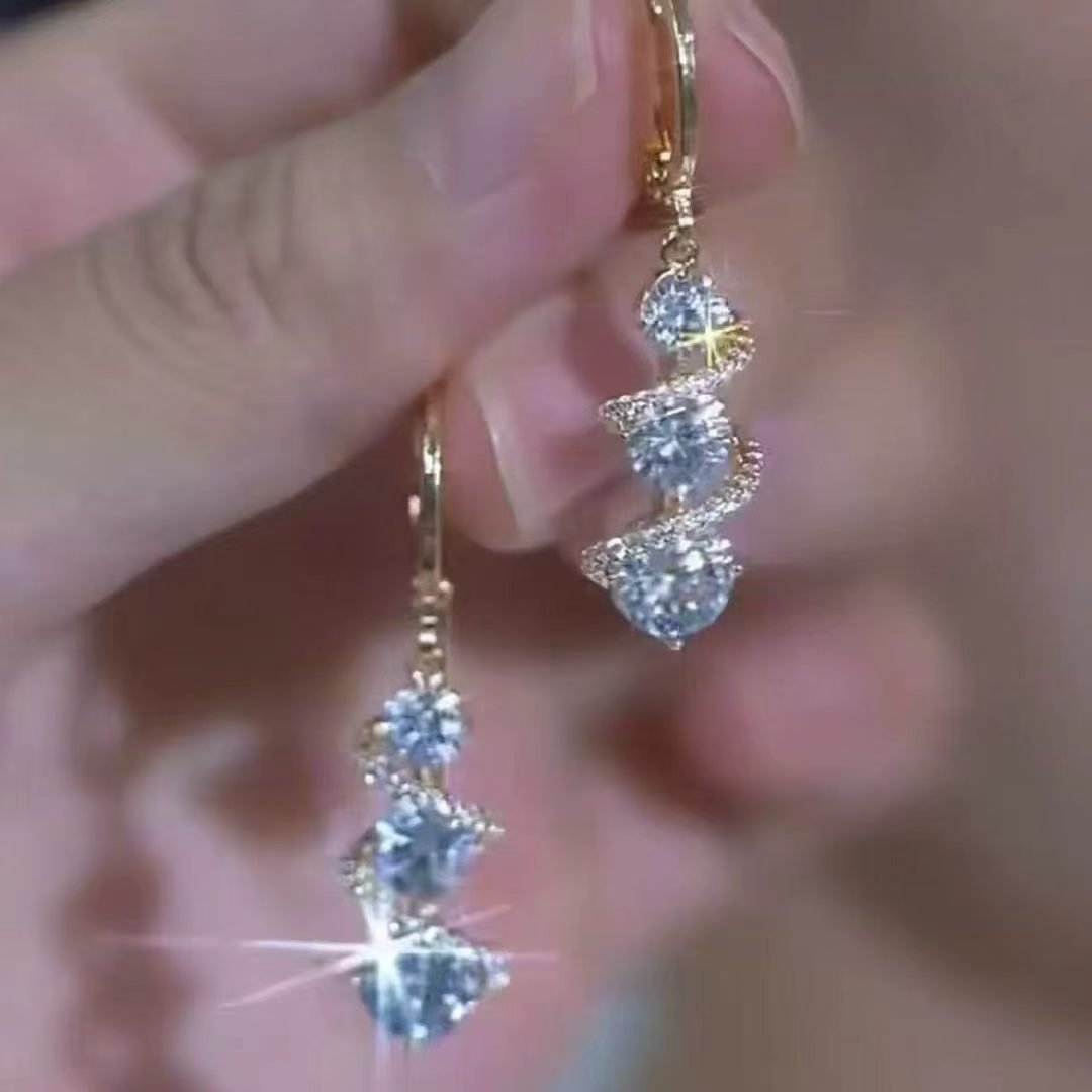 Simple Style Tassel Earrings For Women Featuring Zinc Alloy Ear Pins