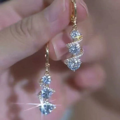 Simple Style Tassel Earrings For Women Featuring Zinc Alloy Ear Pins