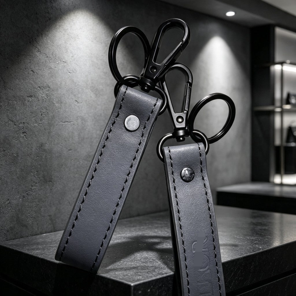 PU Leather Bag Charm Key Chain Accessory For Bags Featuring Durable Material And Stylish Design