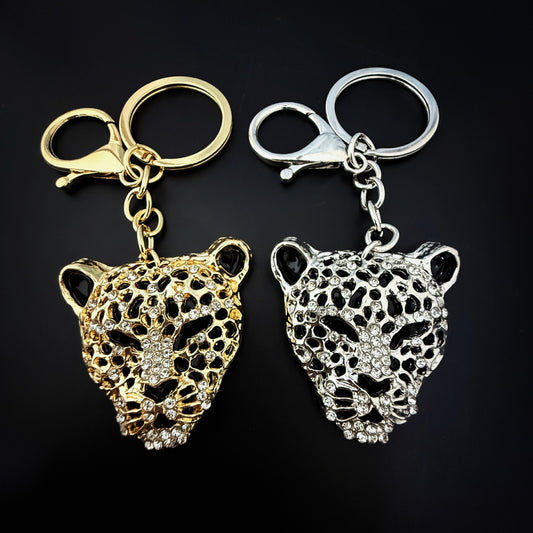 Animal Bag Charm Key Chain Featuring Rhinestones In Durable Zinc Alloy