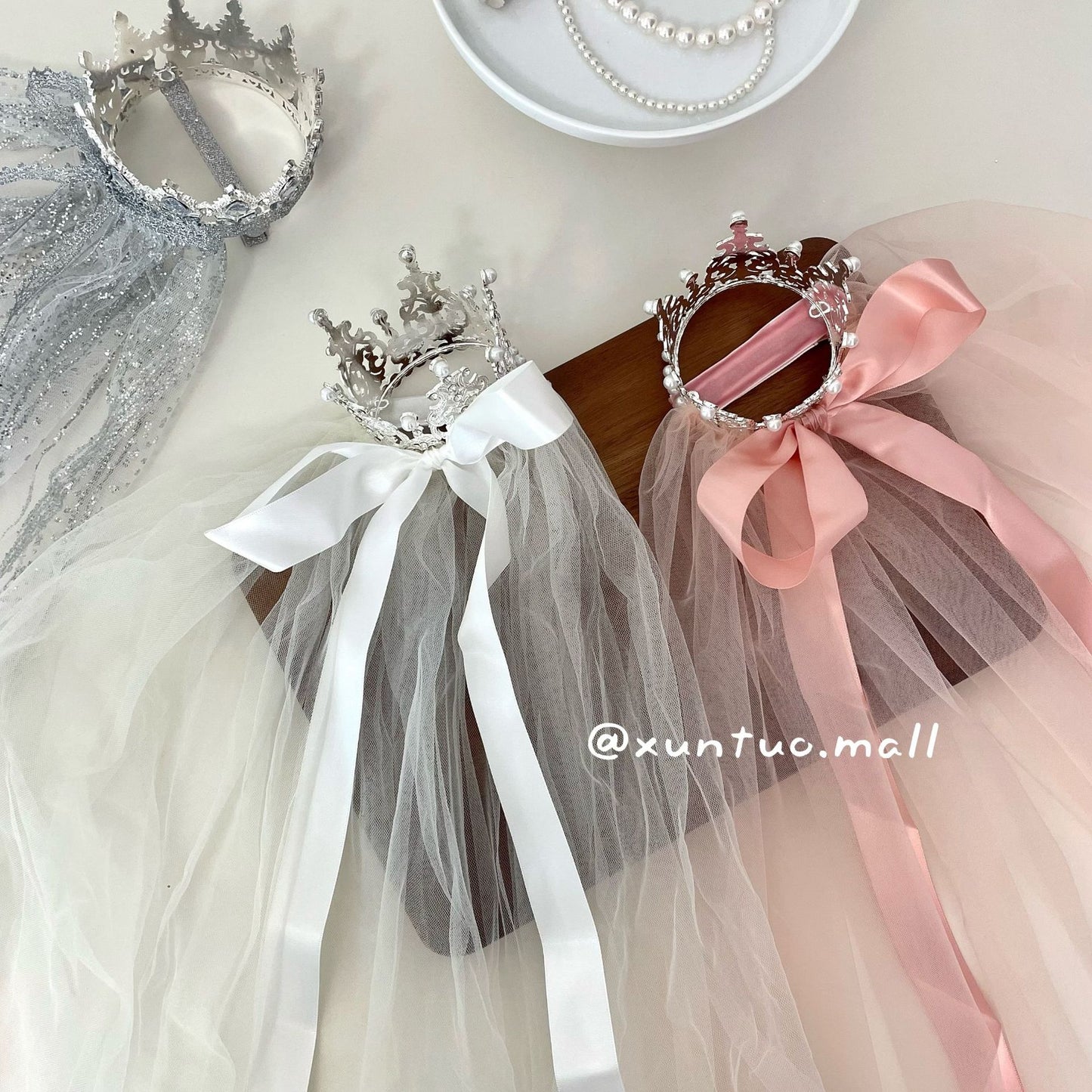 Princess Crown Hair Accessory For Kids Featuring Rhinestones, Perfect For Birthday Celebrations