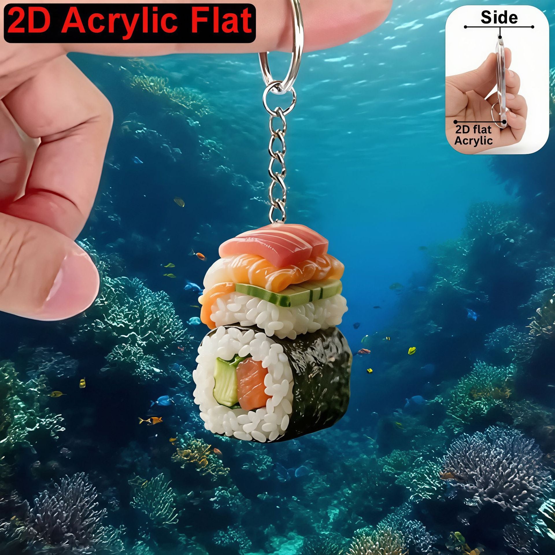Christmas Acrylic Bag Charm Key Chain Accessory For Festive Holiday Decoration