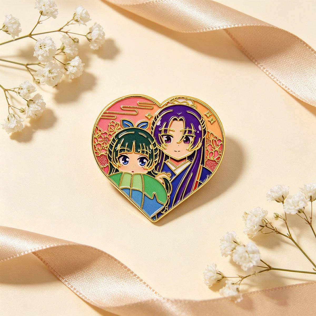 Cartoon Character Pin In Zinc Alloy Featuring Durable Stoving Varnish Finish