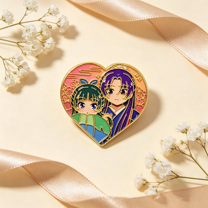 Cartoon Character Pin In Zinc Alloy Featuring Durable Stoving Varnish Finish
