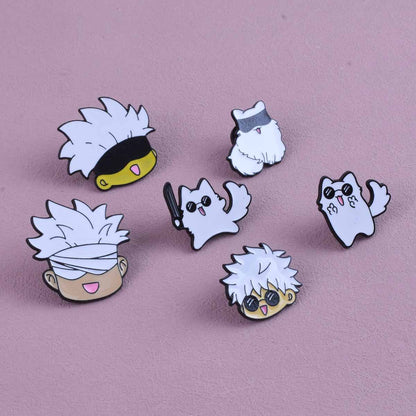 Cartoon Character Pin Made Of Zinc Alloy Featuring Electroplated Craftsmanship