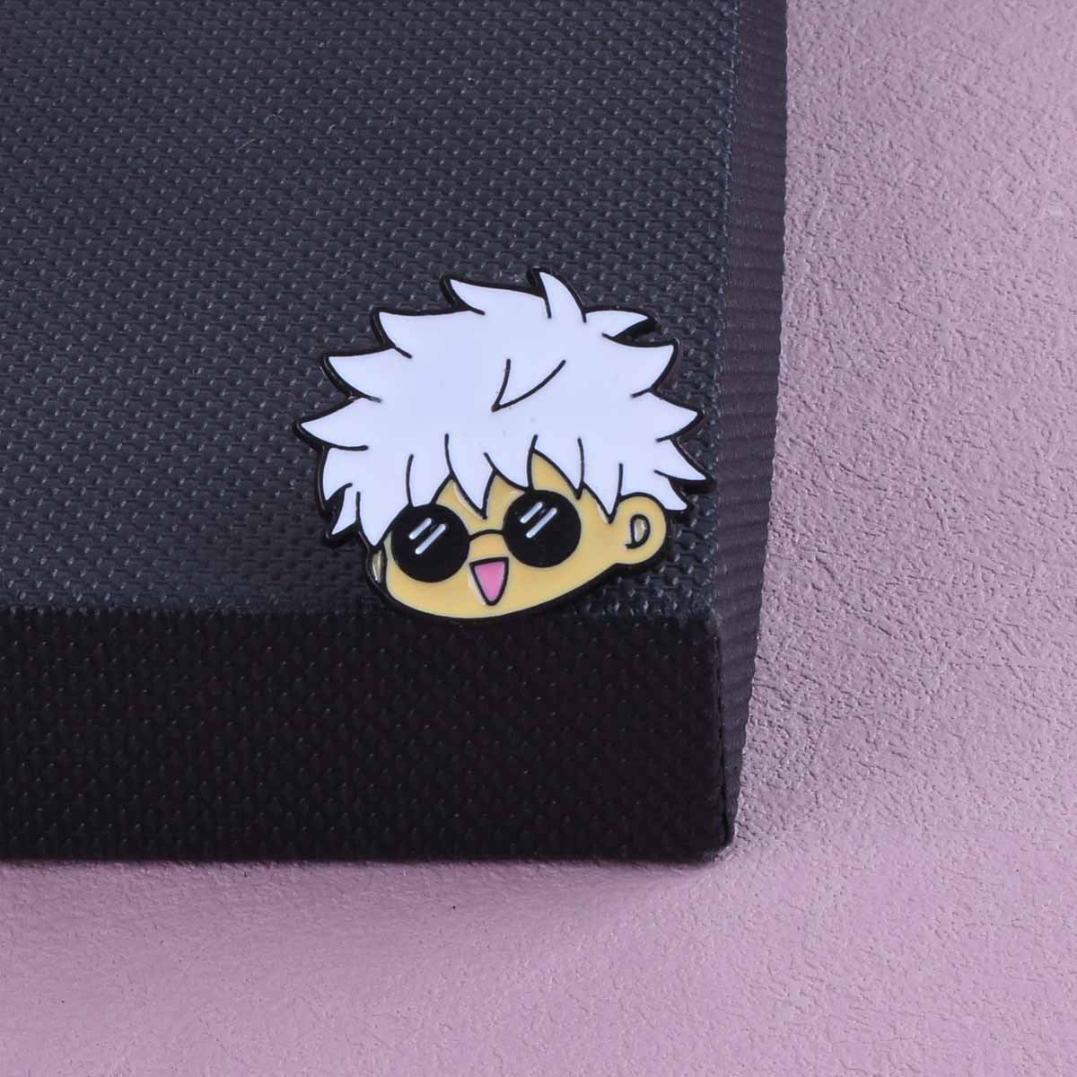 Cartoon Character Pin Made Of Zinc Alloy Featuring Electroplated Craftsmanship