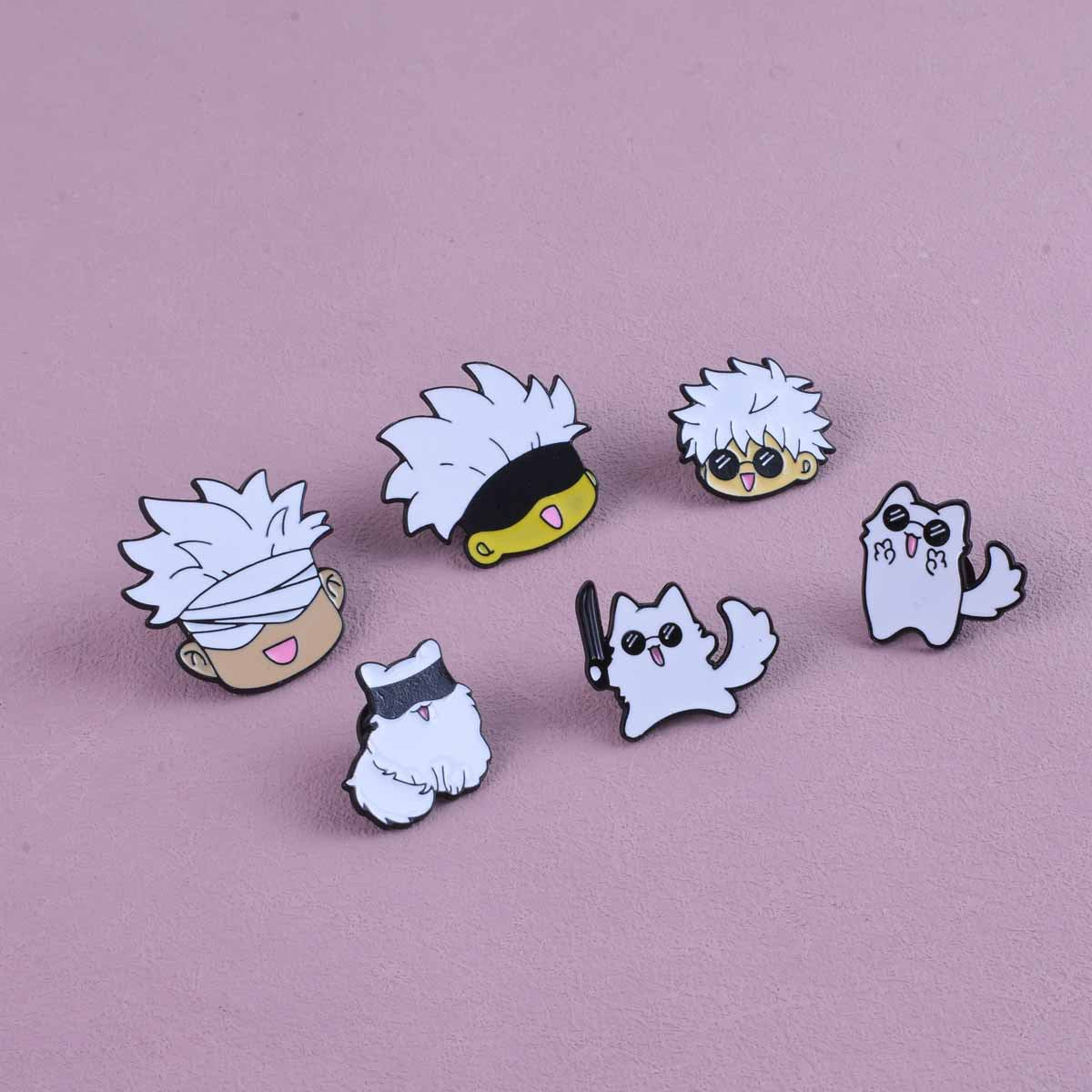Cartoon Character Pin Made Of Zinc Alloy Featuring Electroplated Craftsmanship