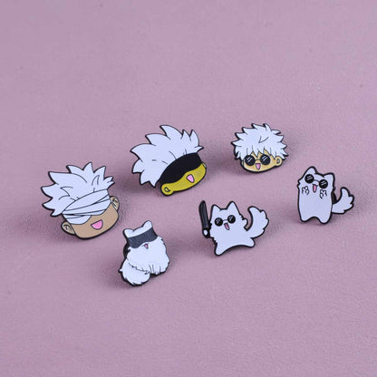 Cartoon Character Pin Made Of Zinc Alloy Featuring Electroplated Craftsmanship