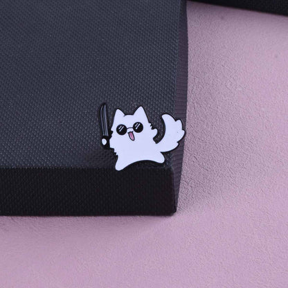 Cartoon Character Pin Made Of Zinc Alloy Featuring Electroplated Craftsmanship