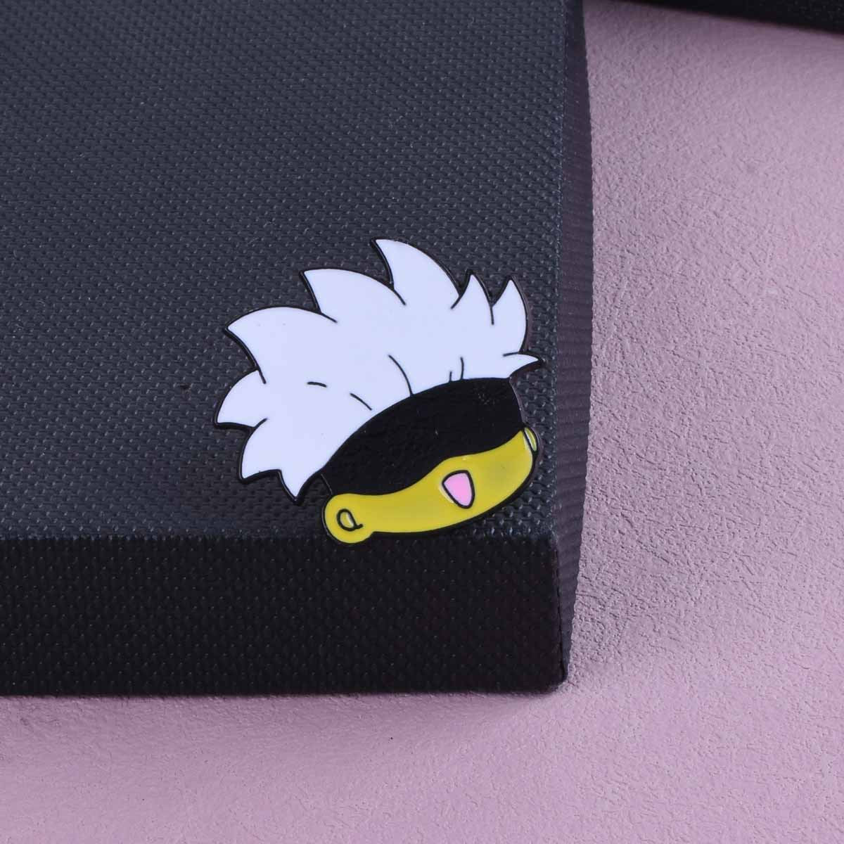 Cartoon Character Pin Made Of Zinc Alloy Featuring Electroplated Craftsmanship