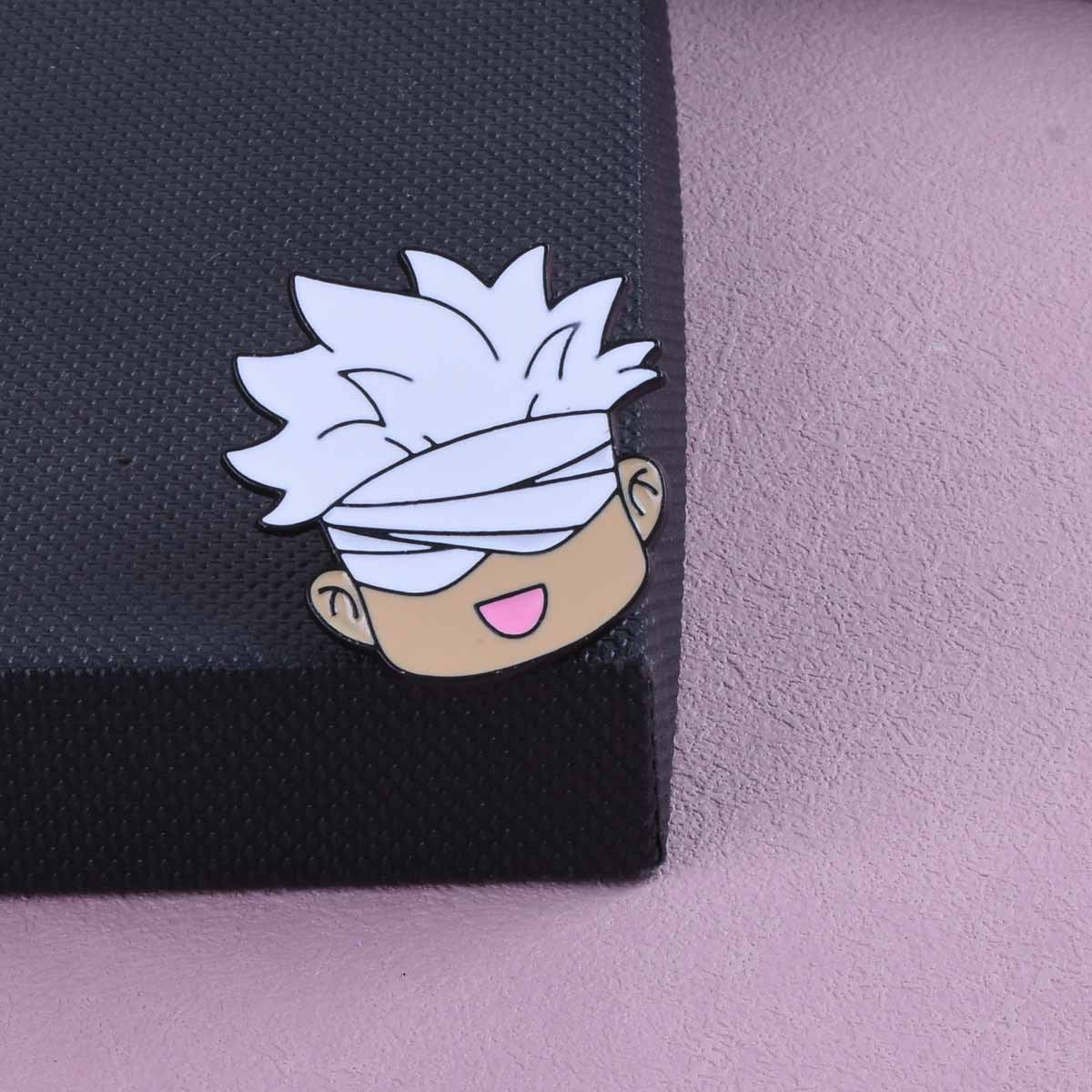 Cartoon Character Pin Made Of Zinc Alloy Featuring Electroplated Craftsmanship
