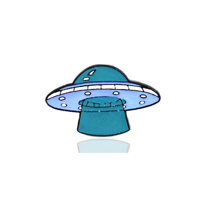 Alien Pin Made Of Alloy Featuring Enamel Craftwork