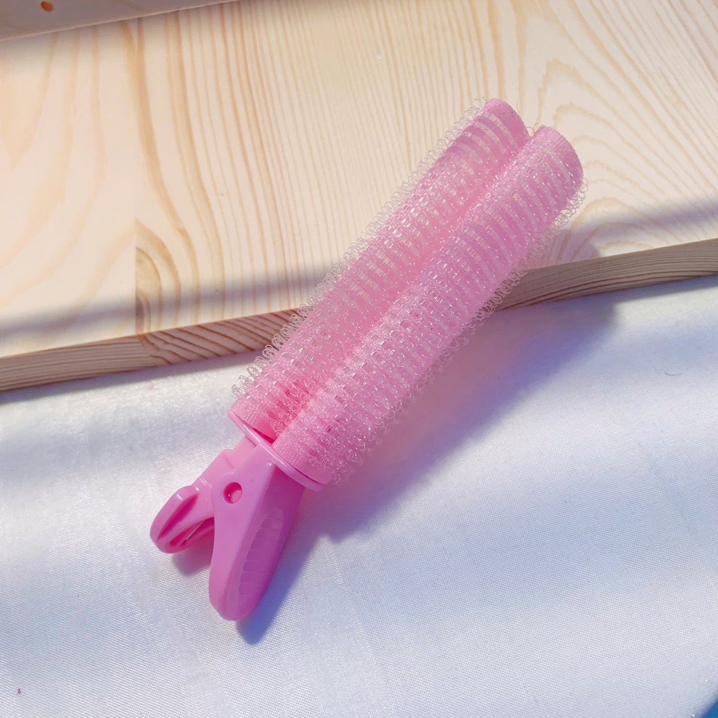 Simple Style Geometric Hairpin Made Of Plastic In Natural Pink, Perfect For Spring And Summer Hair Styling
