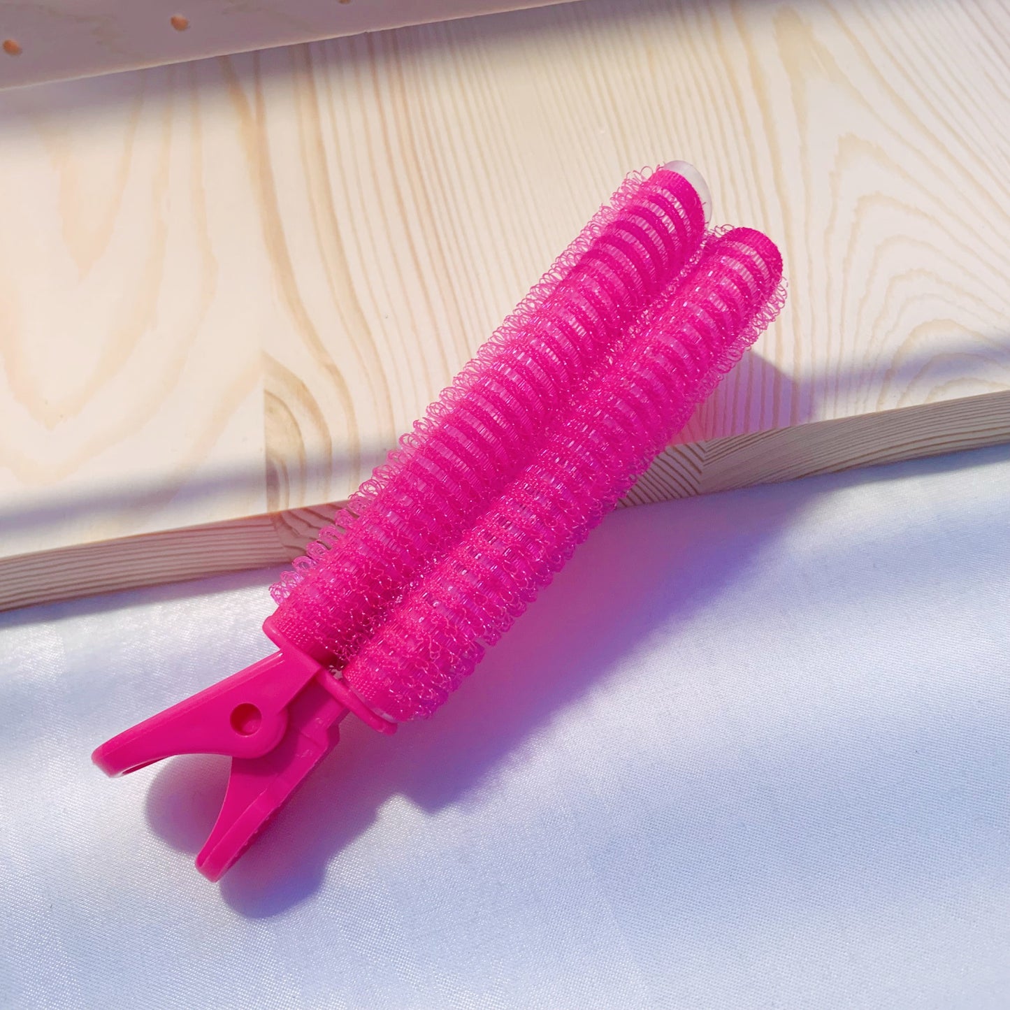 Simple Style Geometric Hairpin Made Of Plastic In Natural Pink, Perfect For Spring And Summer Hair Styling