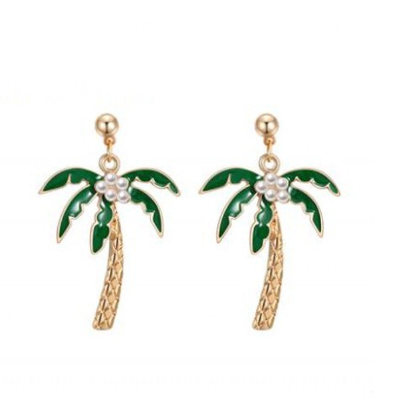 Pineapple Stud Earrings In Alloy Featuring Electroplated Finish With Alloy Ear Pins