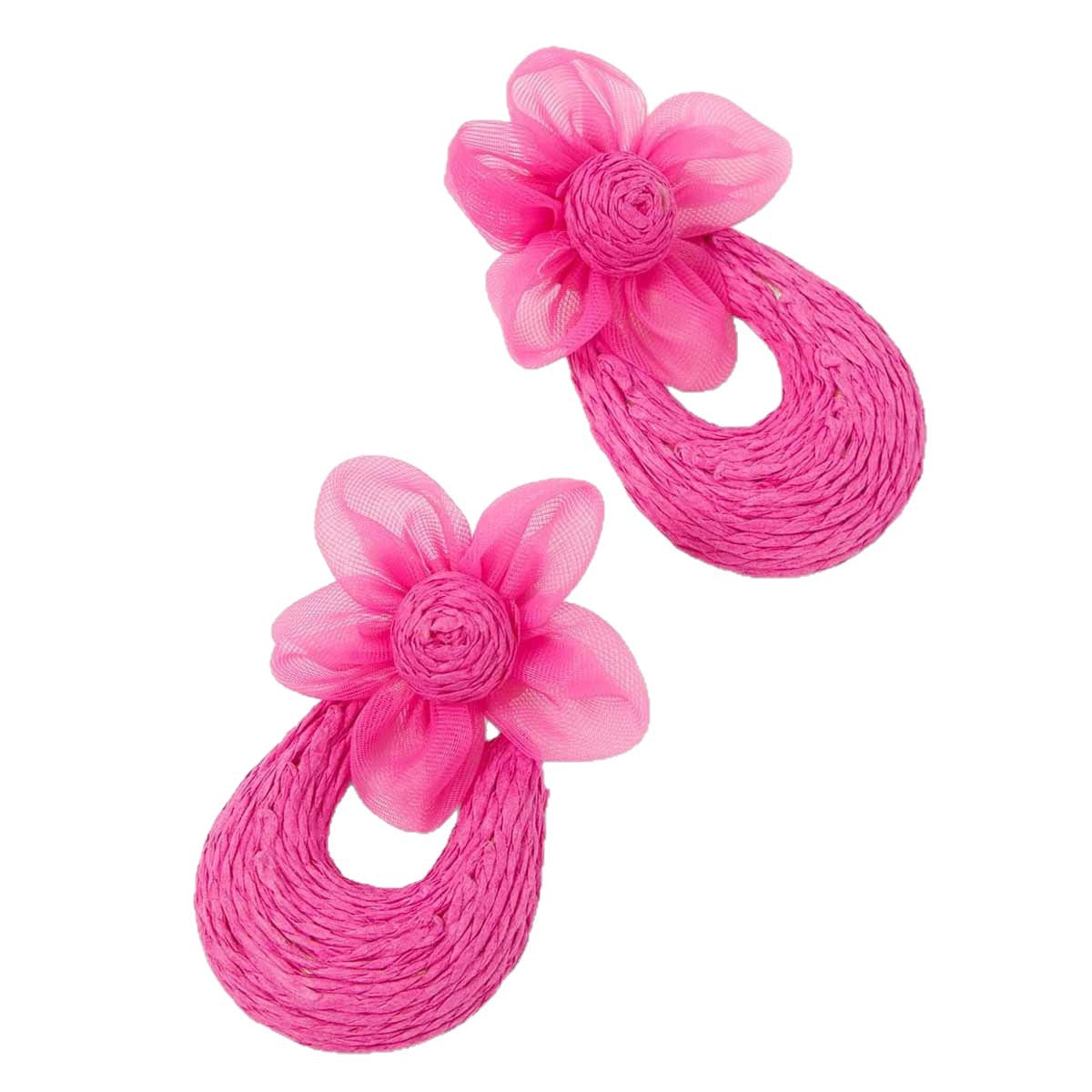 Sweet Rose Red Flowers Stud Earrings For Unisex Featuring Zinc Alloy And 304 Stainless Steel Posts