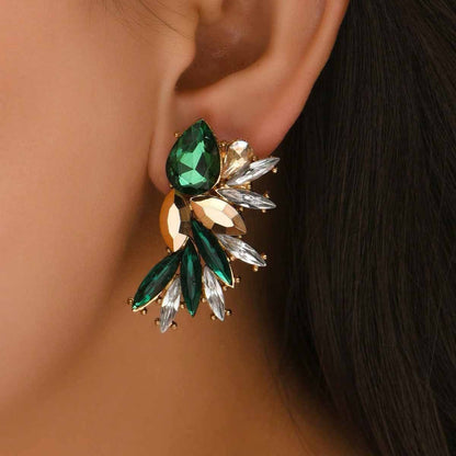 Simple Style Flowers Earrings For Unisex, Zinc Alloy With Electroplated Finish And 925 Sterling Silver Ear Pins