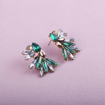 Simple Style Flowers Earrings For Unisex, Zinc Alloy With Electroplated Finish And 925 Sterling Silver Ear Pins