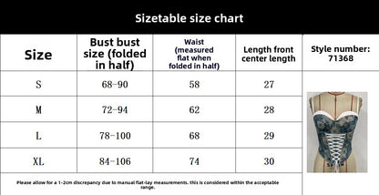 Vintage Style Polyester Tube Bra With Jacquard Craft, Tie Closure, Summer Small Vest Camisole