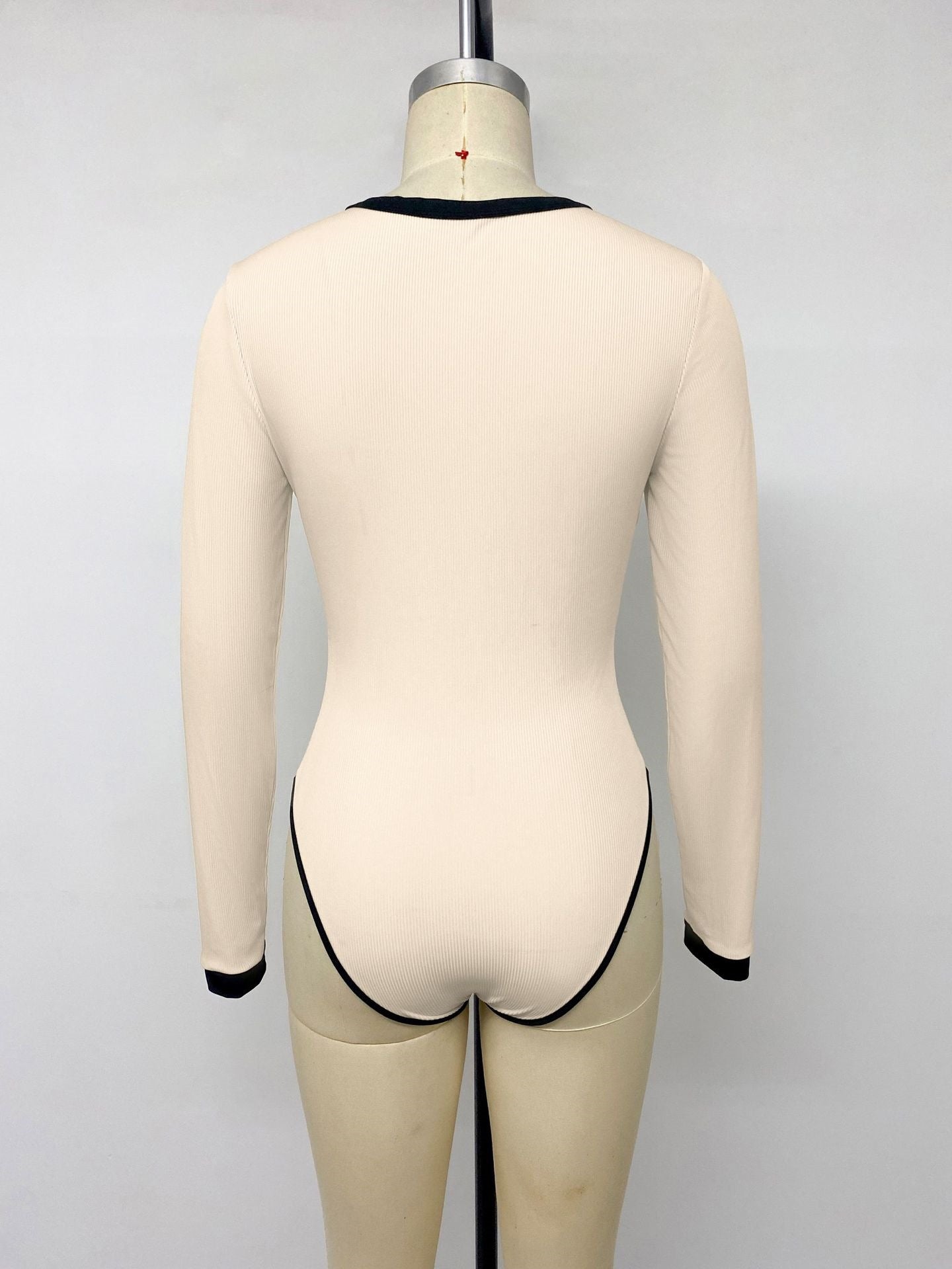 Casual Color Block Teddies With Shorts For Women, Featuring High Elasticity Polyester Fabric And Knitted Craft