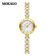M8176 Gold [Wave Pattern Mother-of-Pearl Dial]