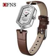 Coffee-colored Leather Belt