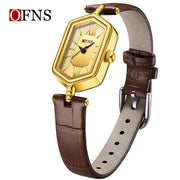 Coffee-colored Belt, All Gold