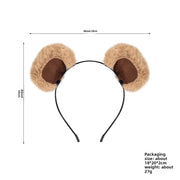 Removable Light Brown Chestnut-colored Ears