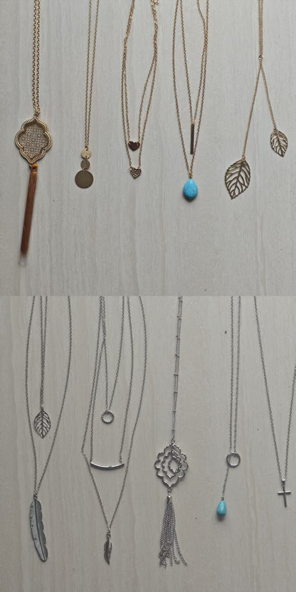Tassel Necklace With Zinc Alloy Chain And Alloy Pendant In Ethnic Style For Unisex